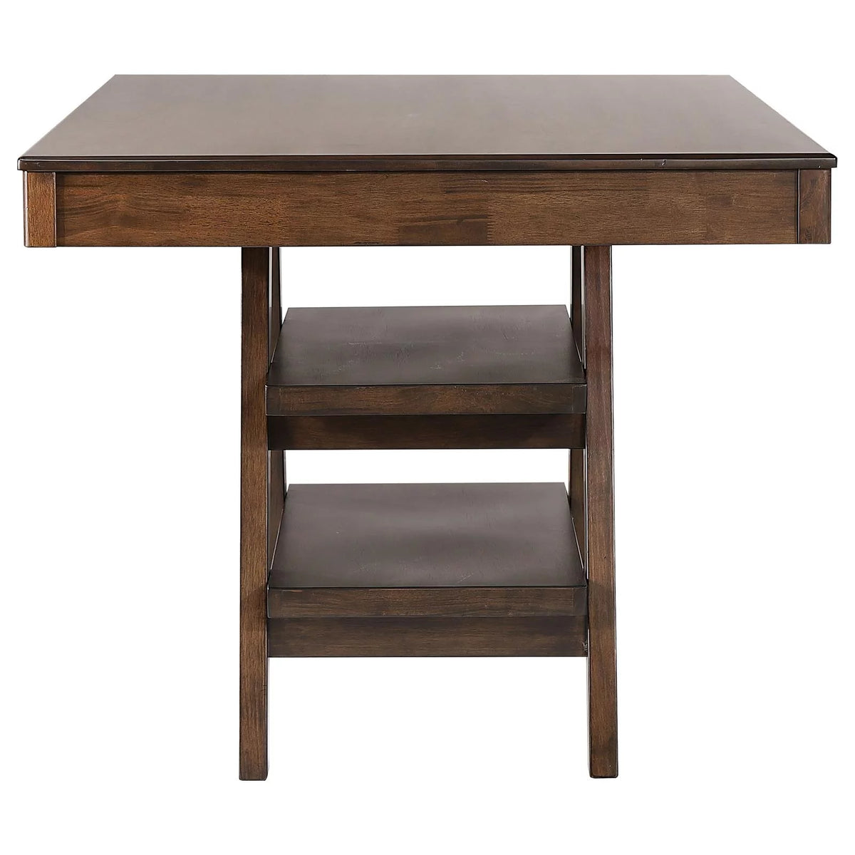5-piece Rectangular Dining Set Brown and Walnut S13373