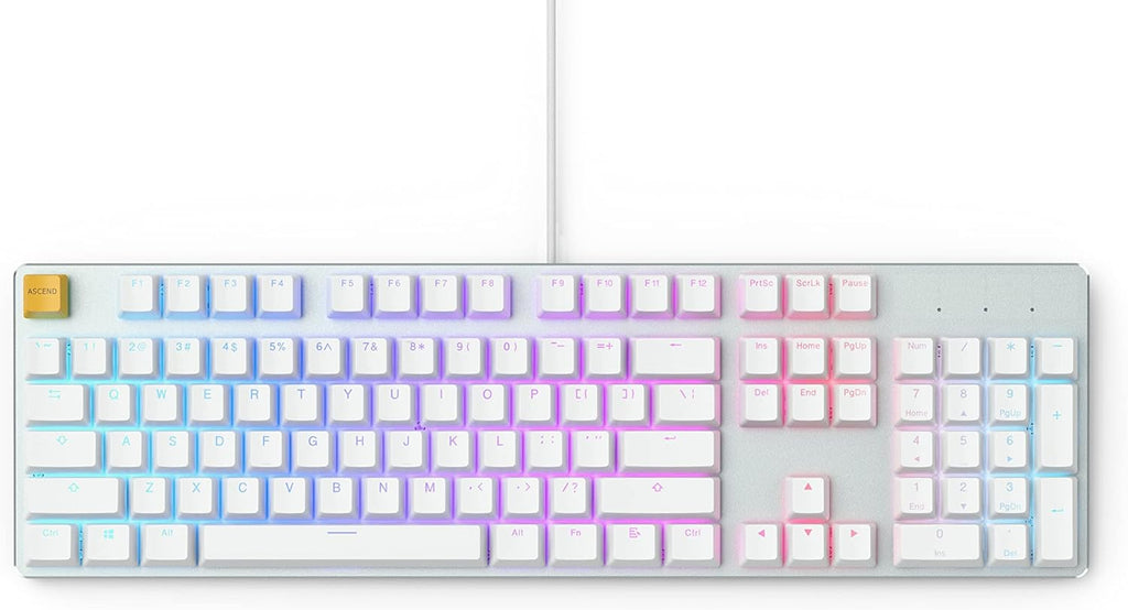 60% Compact Size 61 Key RGB LED Backlit Brown Switches Hot Swap Switches Mechanical Gaming Keyboard B985