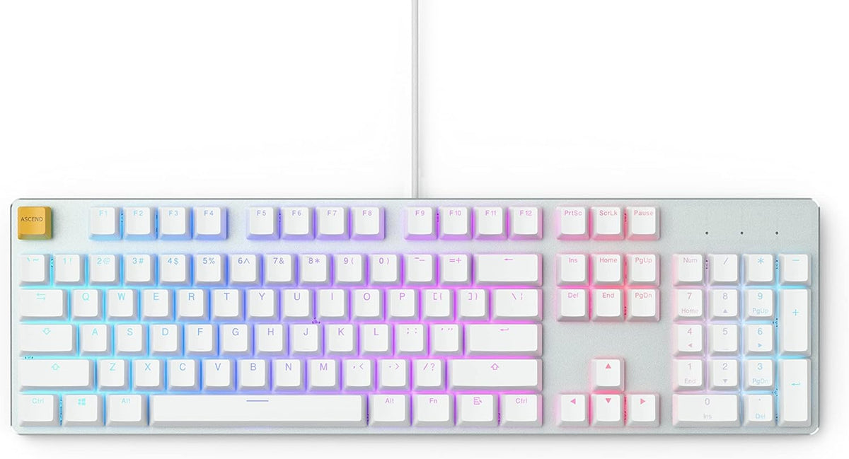 60% Compact Size 61 Key RGB LED Backlit Brown Switches Hot Swap Switches Mechanical Gaming Keyboard B985