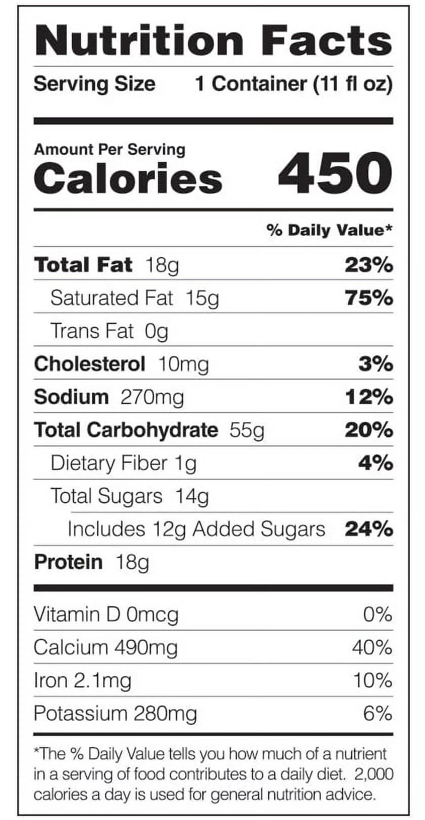 High Calorie Chocolate Ready to Drink Beverage 12 Pack S7236