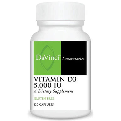 Vitamin D3 5000 IU 120 Capsules T7079