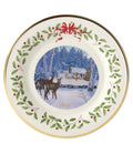 Outdoor Cabin Holiday Plate R310