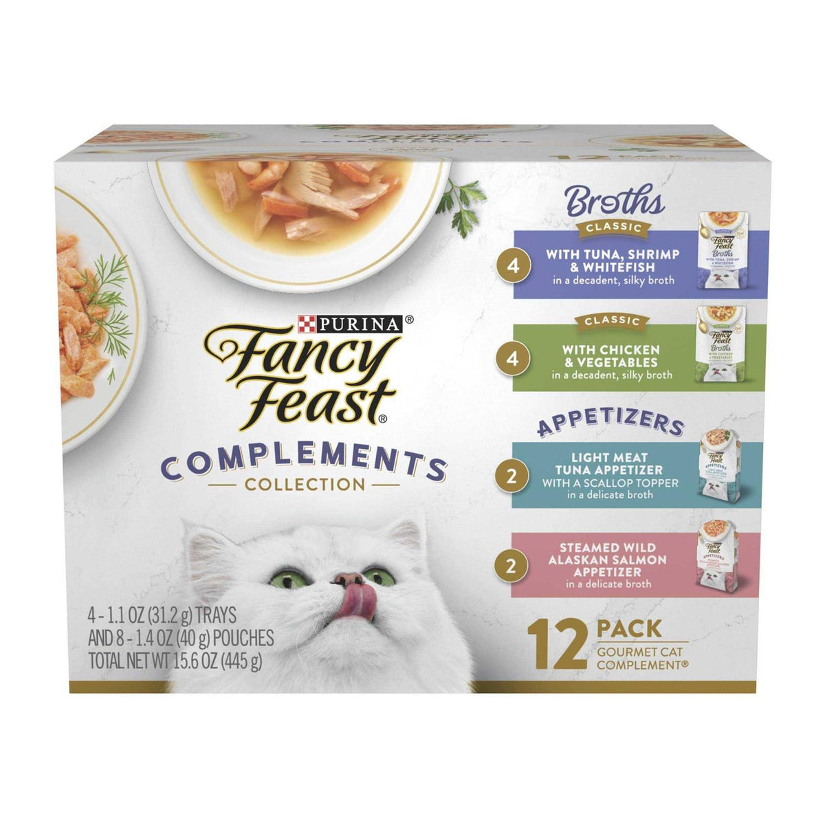 Grain Free Wet Cat Food Topper Variety Pack W7455