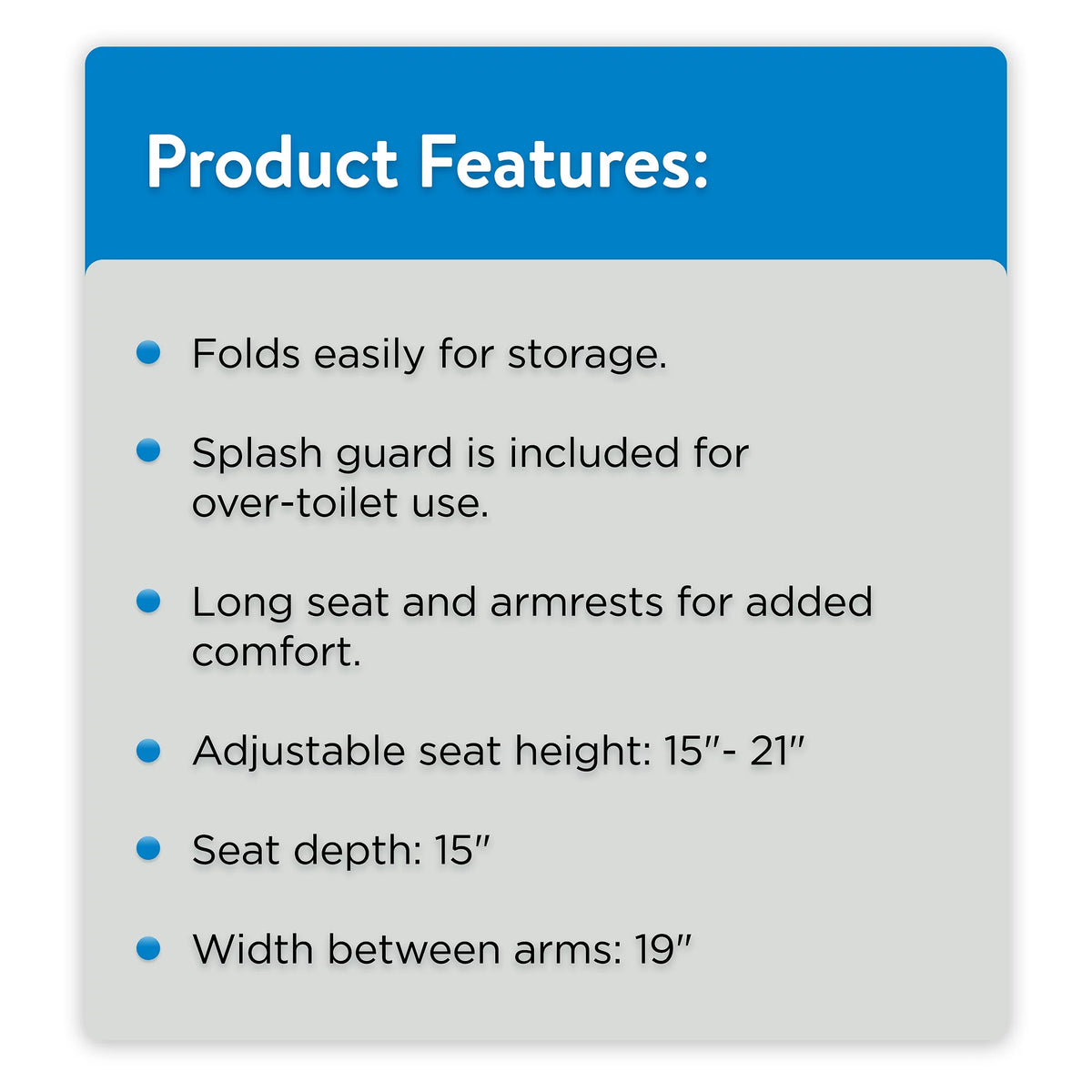 Steel Foldable Bedside Toilet Commode C84948