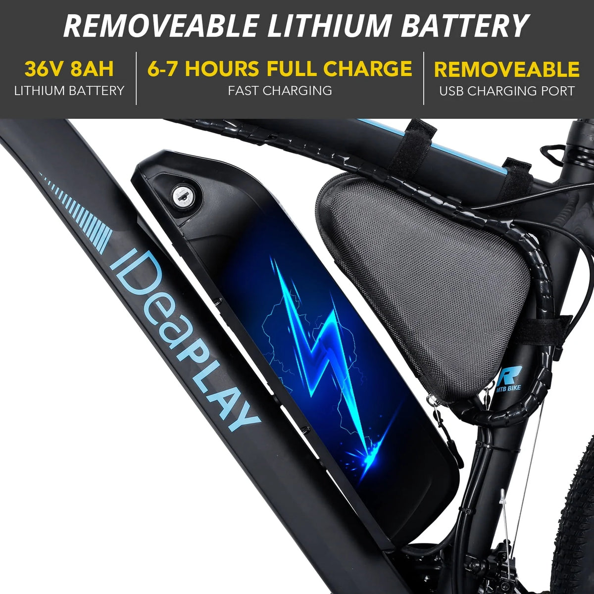 26 inch 350W 20 mph 18 Speed Electric Bike K371