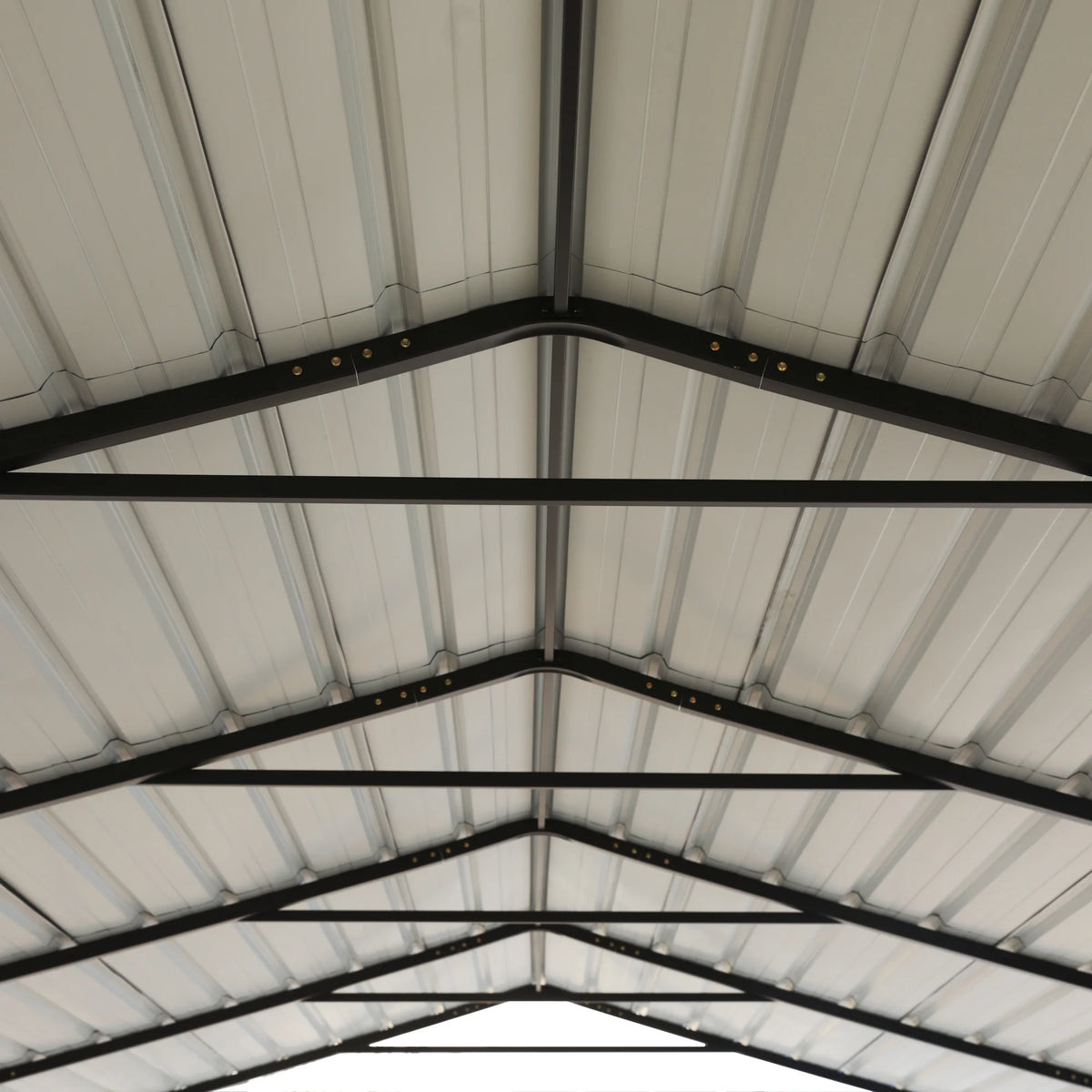 20 x 20 ft Metal Carport with Galvanized Steel Roof K5992