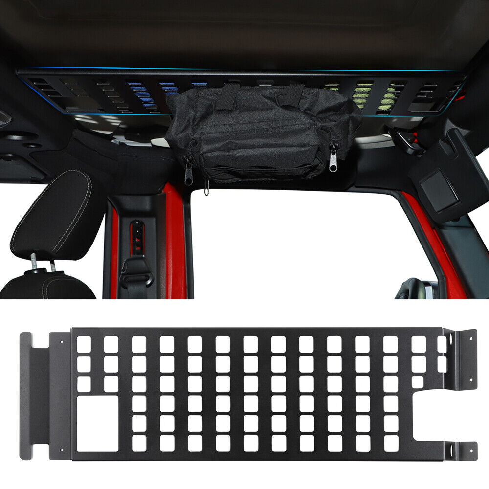 Black Roof Rack Hard Top Molle Luggage Panel A563008