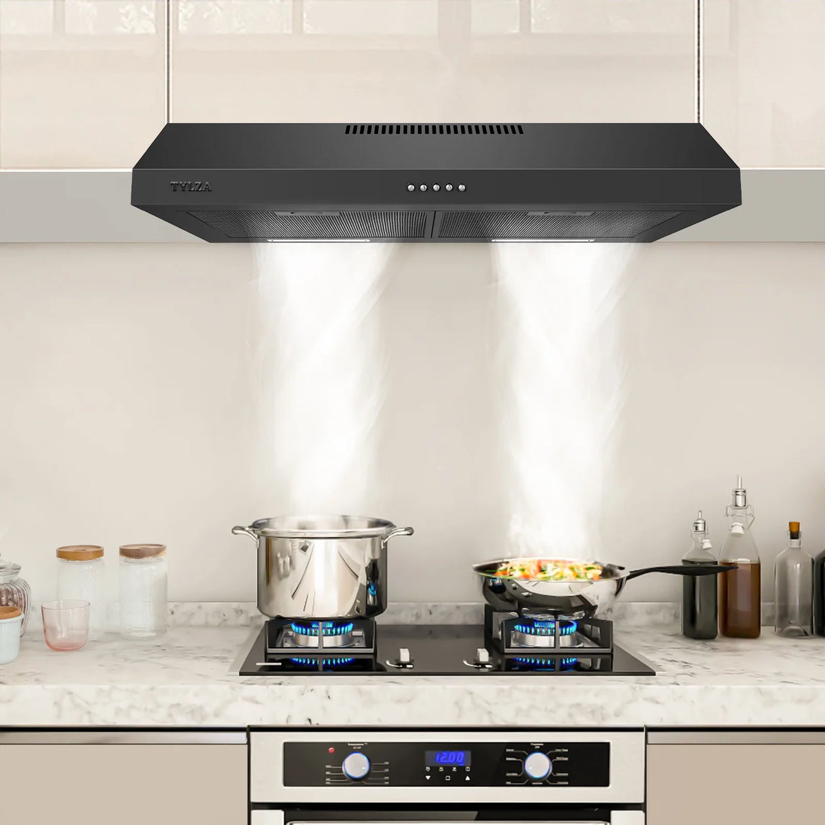 30" 600 CFM Stainless Steel Under Cabinet Range Hood H897
