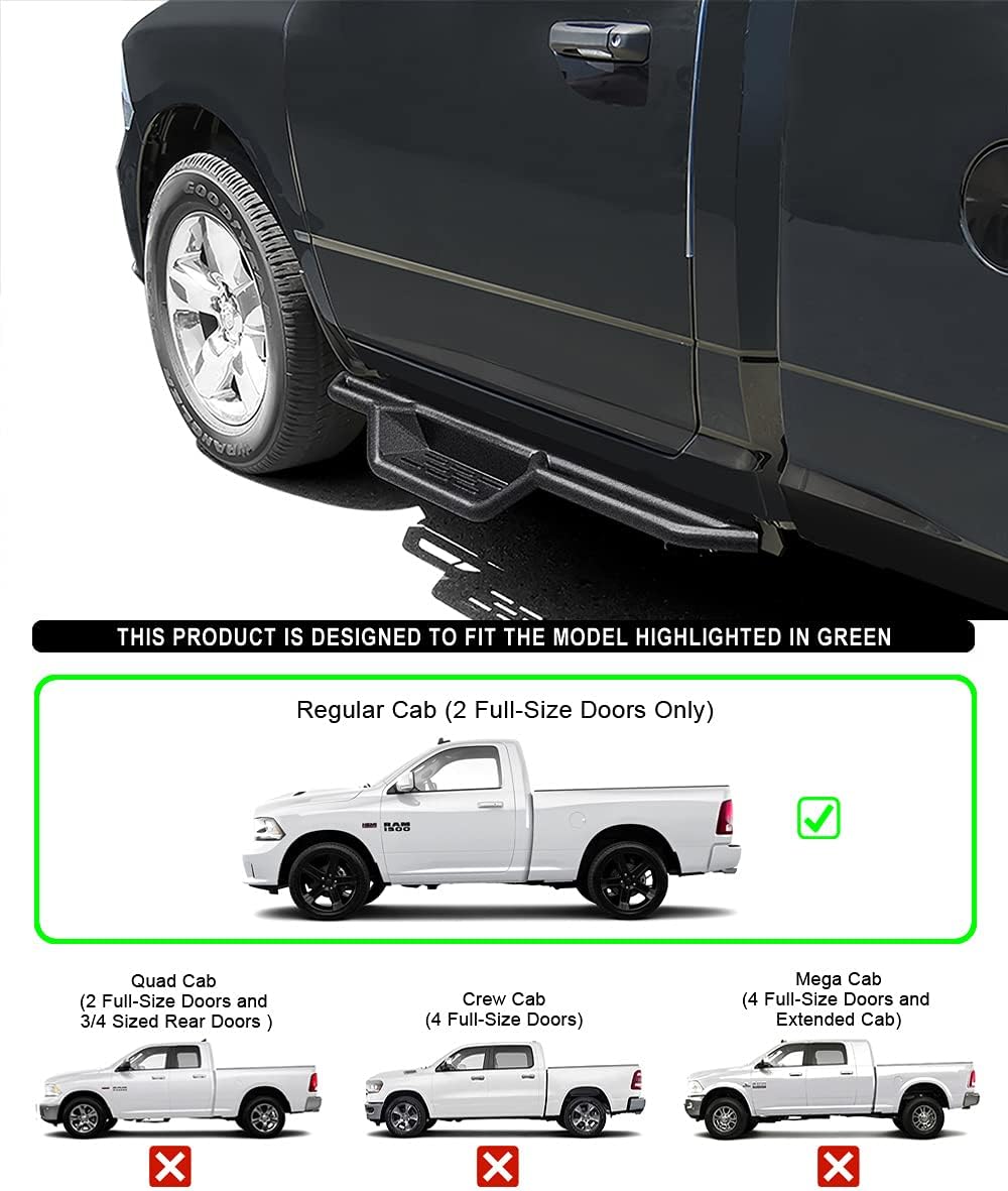 Drop Down Style Running Boards Side Step Rock Slider I19572