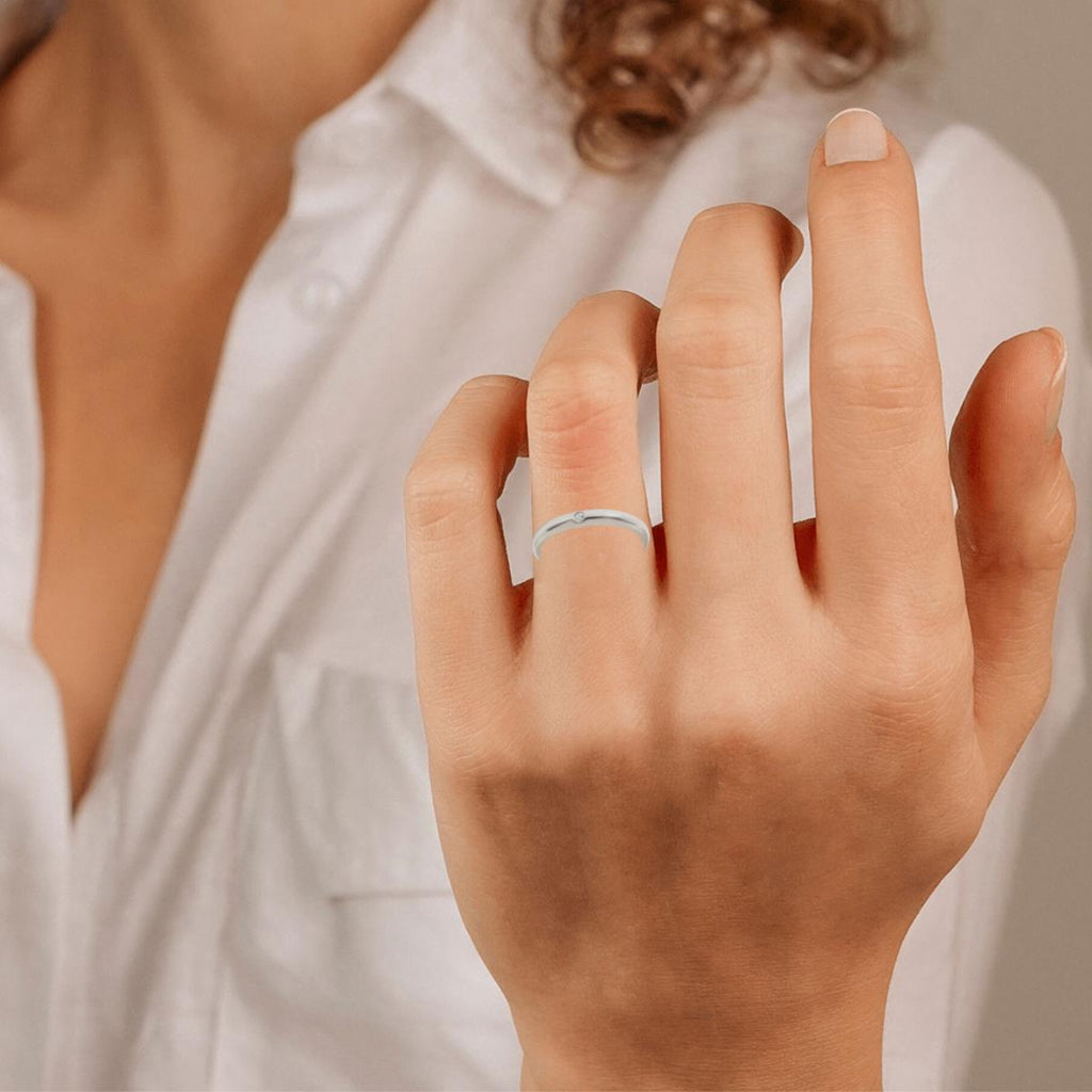 950 Platinum Diamond Band G277425