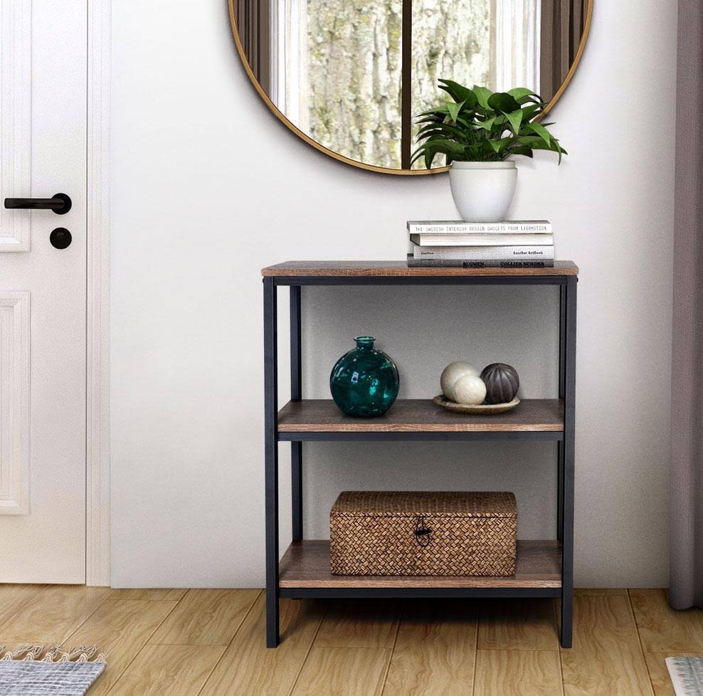 3 Tier Metal Etagere Bookcase Y9408