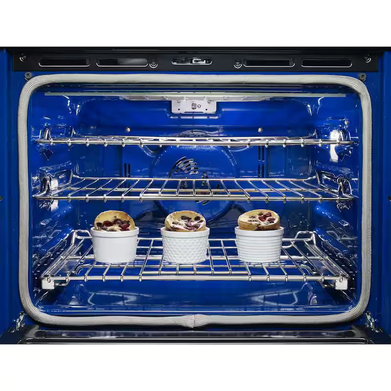 30 in. Double Electric Wall Oven Self-Cleaning with Convection in White N74546