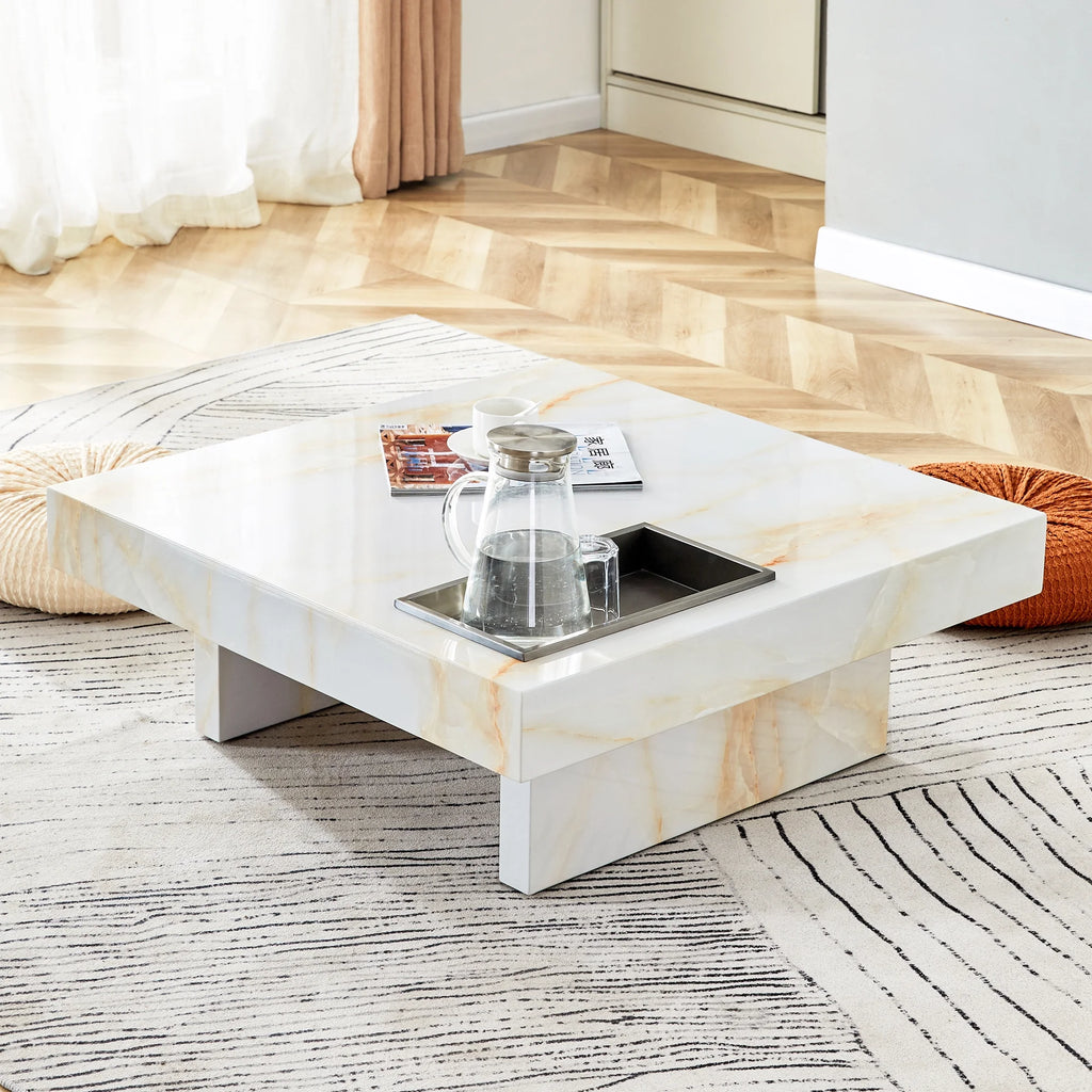Imitation Marble Coffee Table Q2192