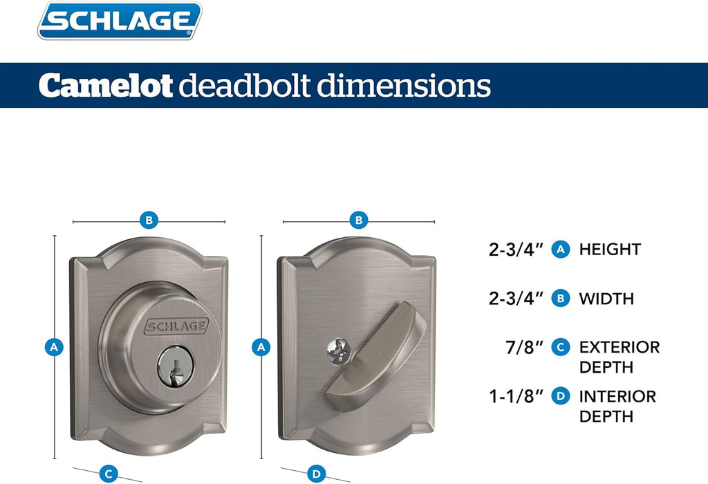Bright Brass Deadbolt E73253