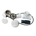 White Cable Action Drain and Overflow Kit Q9614