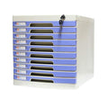 10-Layer Flat File Cabinet with Lock K940