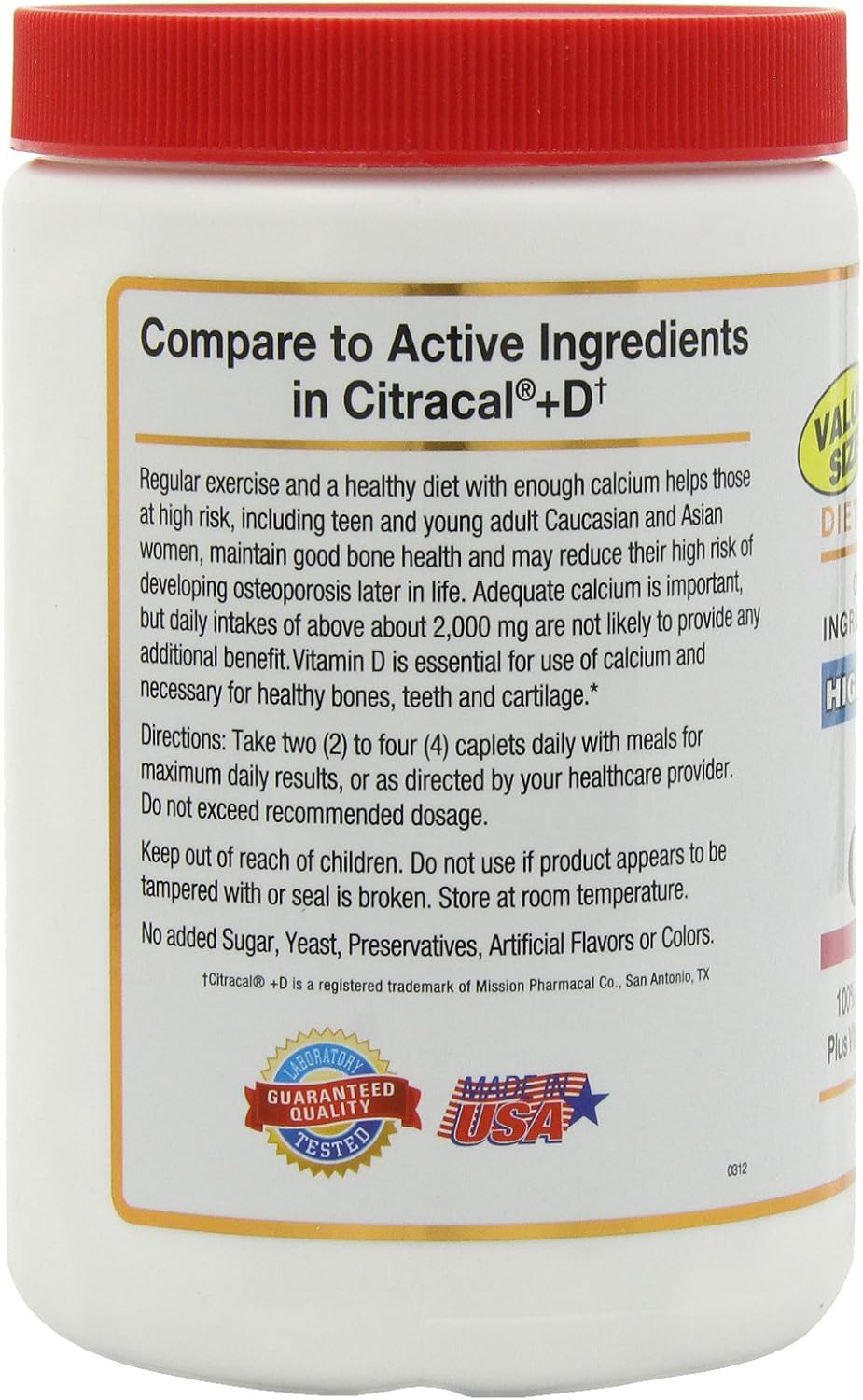 Calcium Citrate + Vitamin D Caps Q246