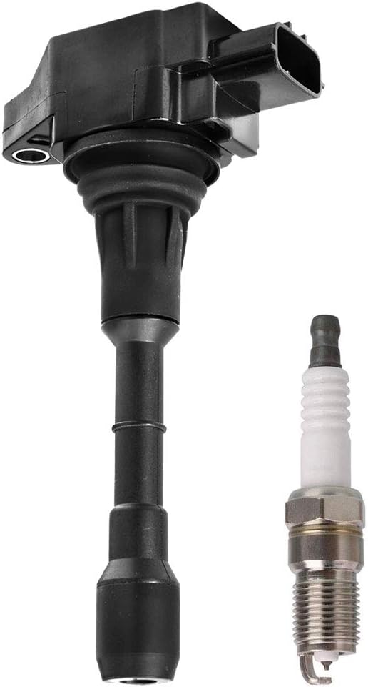 Set of 6 Iridium Spark Plug and 6 Ignition Coil Pack Compatible with Nissan Infiniti 3.5L V6 J5469