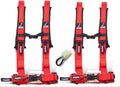 Red 2" 4-Point Harness Set of 2 F990538