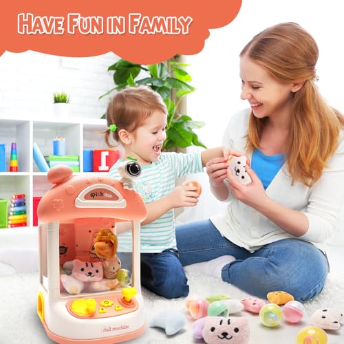 Pink Mini Claw Machine with Music and Light X647