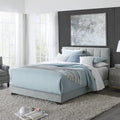 Platinum Gray Upholstered Queen Bed M2727