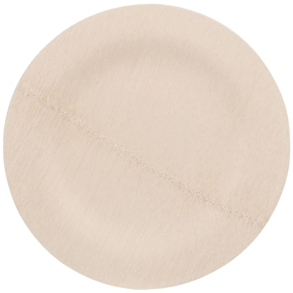 9in Disposable Bamboo Plate - 100/Case I832