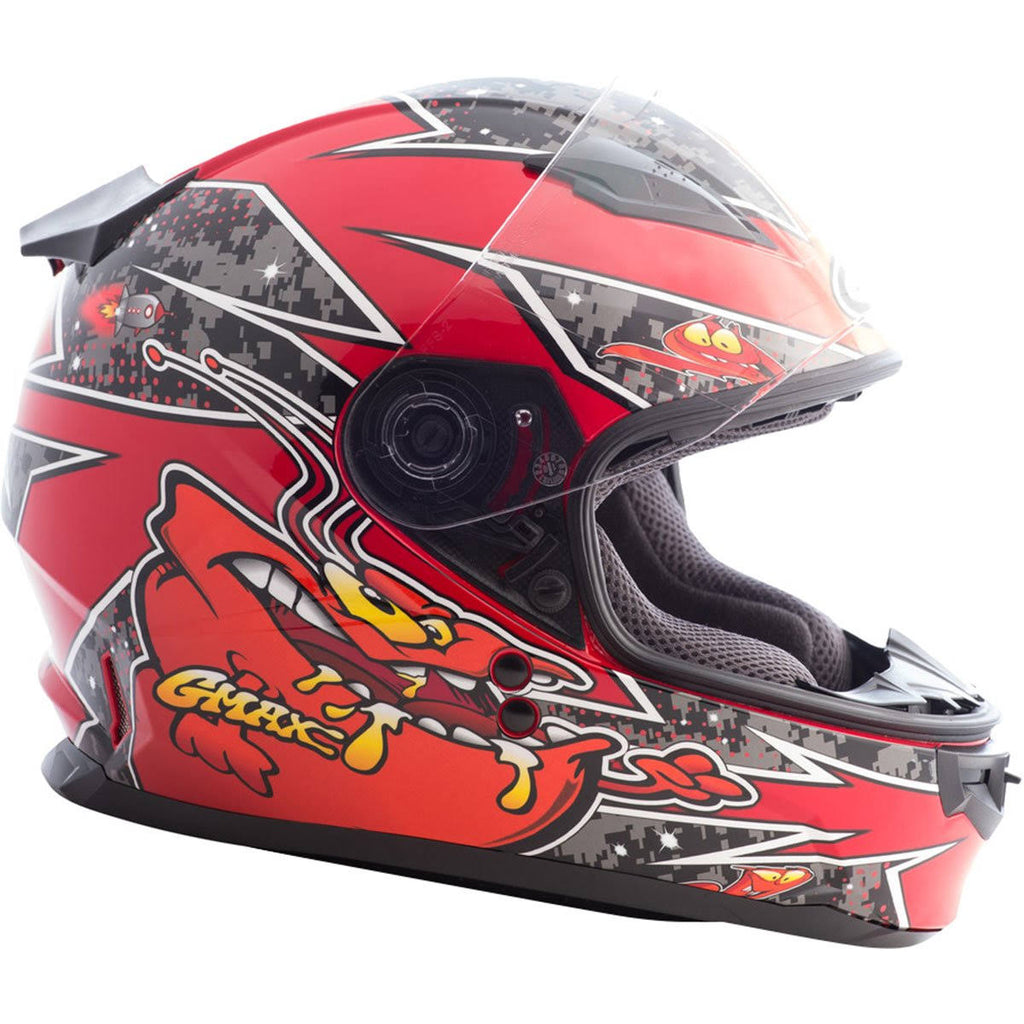 Full Face Alien Helmet Black/Blue R344579