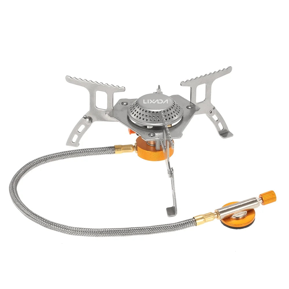 Camping Foldable Gas Set with Gas Conversion Head Adapter F801