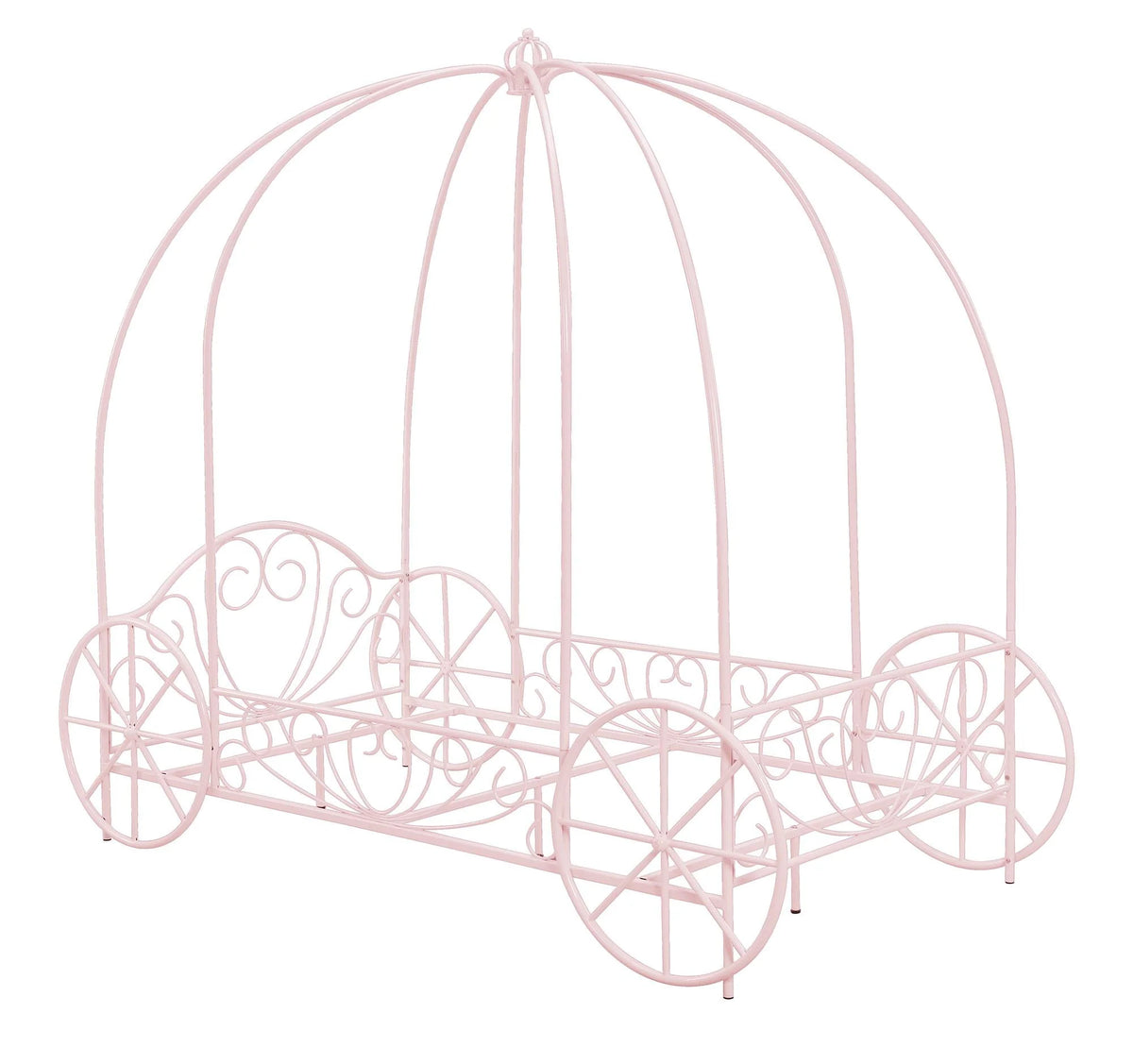 White Metal Twin Bed N12920