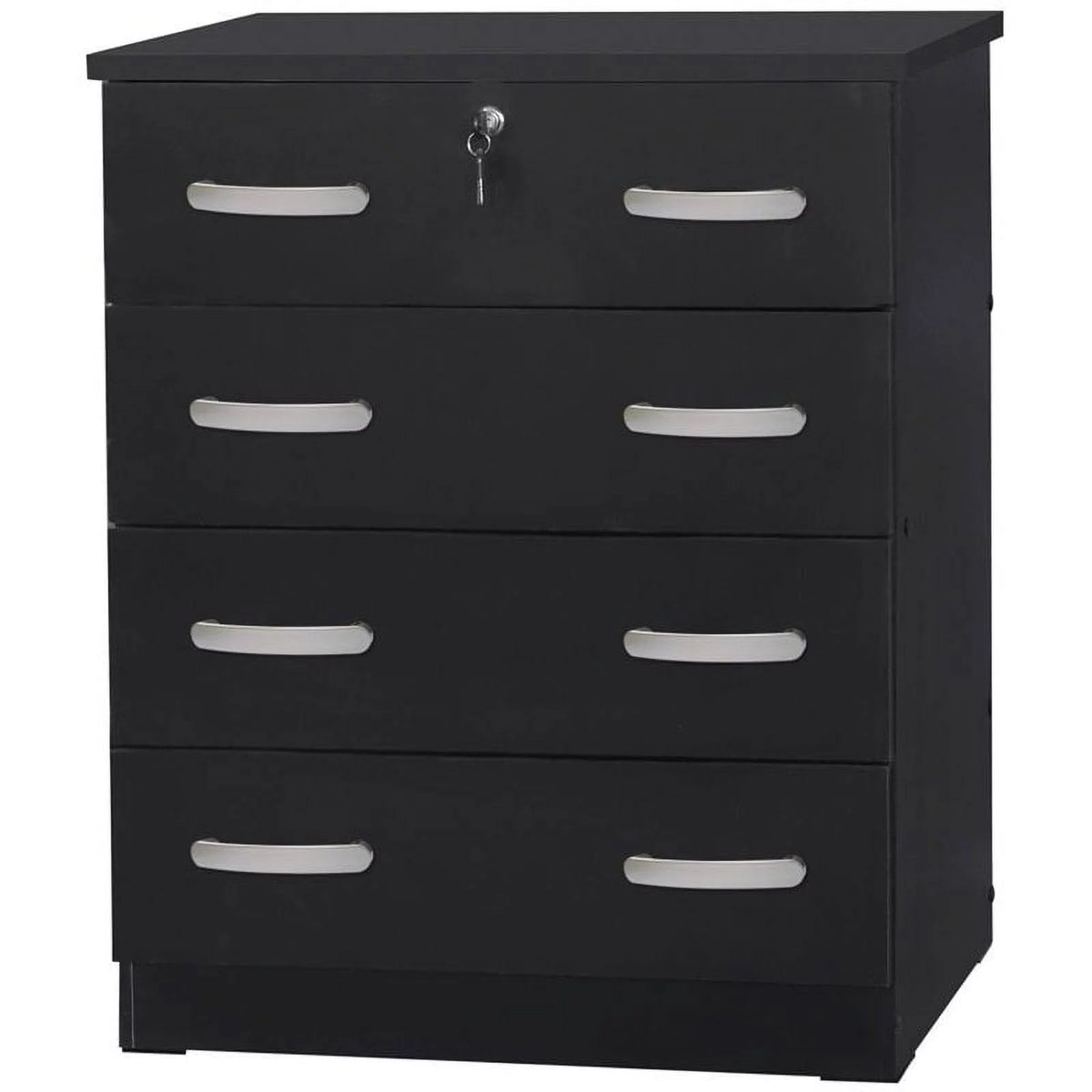 Tufted Full Bed Dresser with Lock & Nightstand 3-Piece Set Y5668