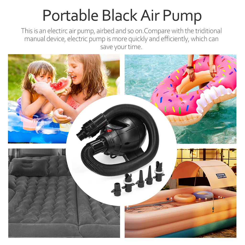 Portable 800W Air Pump Inflator for Air Bed Air Mat L954479