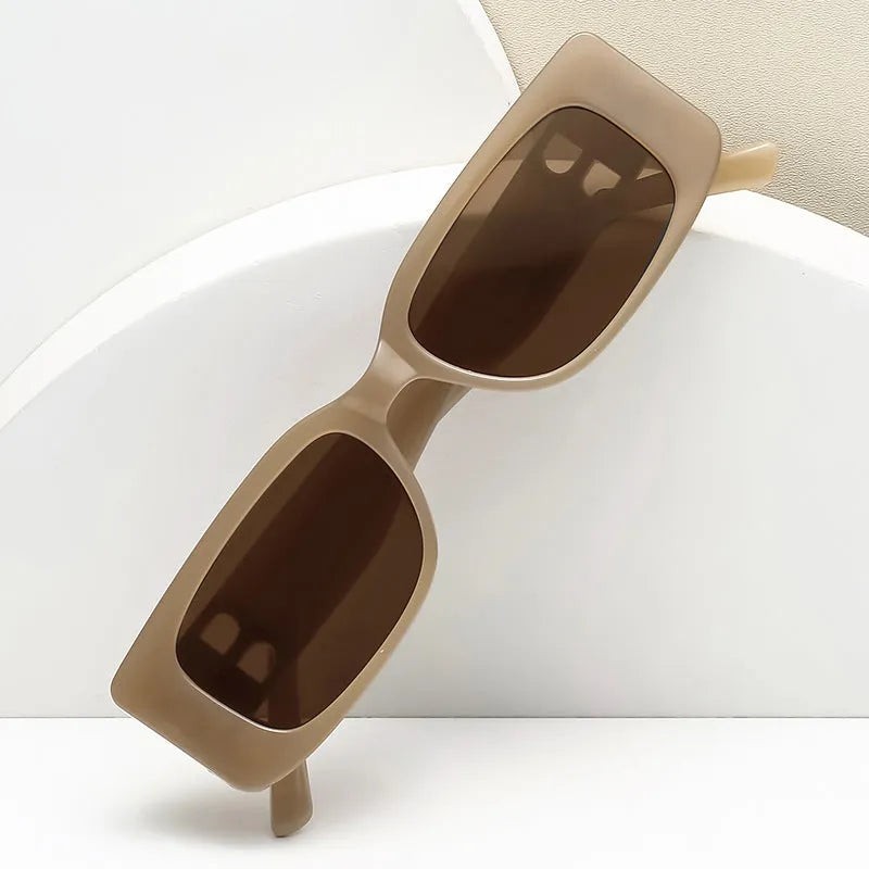 B-shaped Small Frame Square Polarized Sunglasses U9249