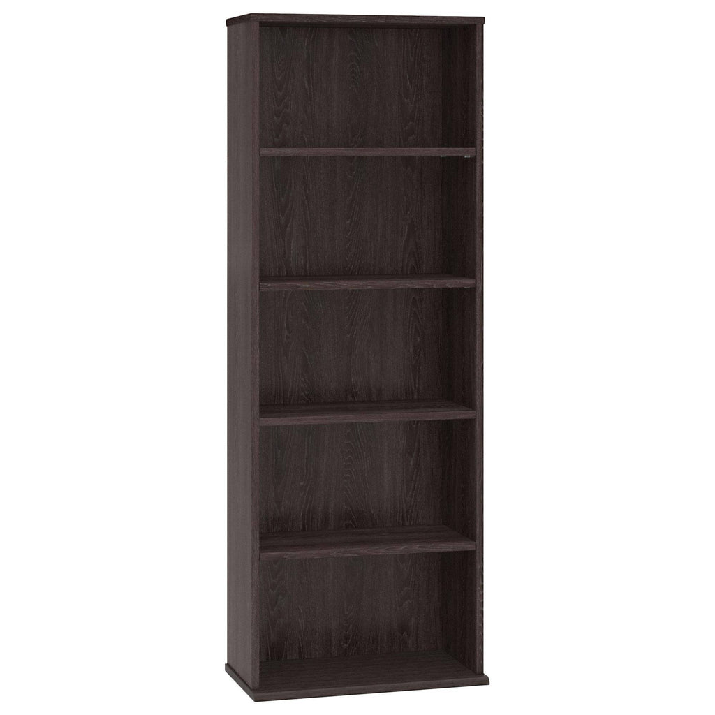 Charcoal Gray 5 Shelf Bookcase G46739