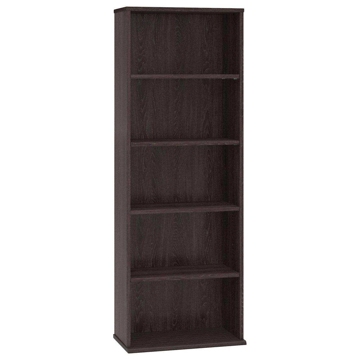 Charcoal Gray 5 Shelf Bookcase G46739