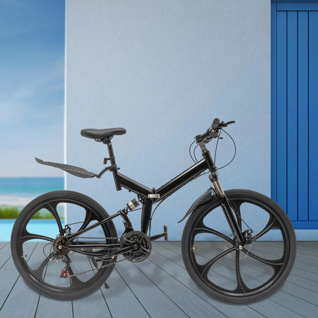 21-Speed Folding Mountain Bike D404200