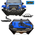 Steel Front and Rear Bumper Combo with Tire Carrier D515868