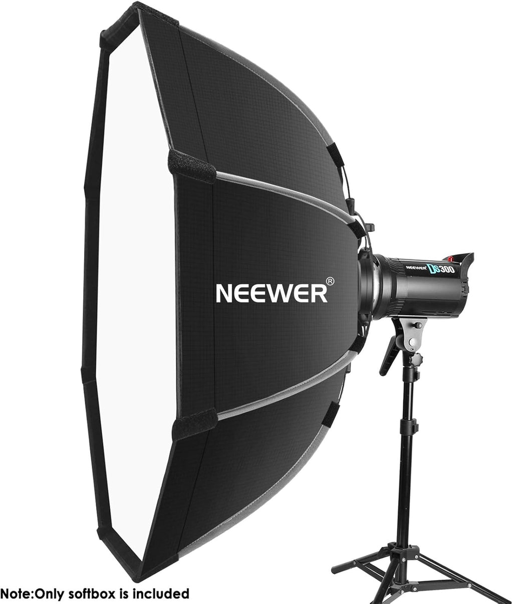 26 Inches Foldable Octagonal Softbox with Bowens Mount Speedring, Carrying Case O860751