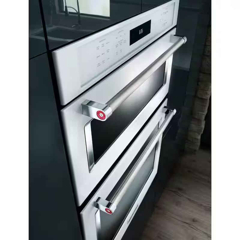30 in. Double Electric Wall Oven Self-Cleaning with Convection in White N74546