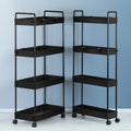 4 Tier Slim Storage Cart with Wheels, 2 Pack G644124