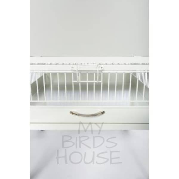 Small Pewter Bird Cage Y53937