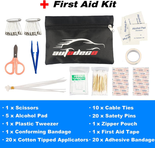 118-Piece Car Roadside Emergency Kit P450166