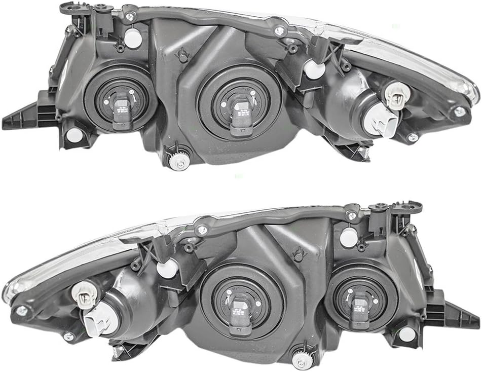 Halogen Combination Headlight Assembly Set for 2009-2010 Toyota Corolla L13793