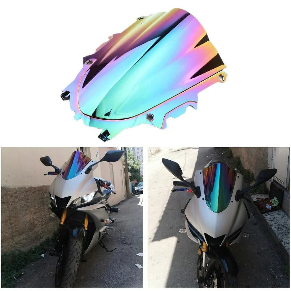 330x280mm Motorcycle Windshield N1811