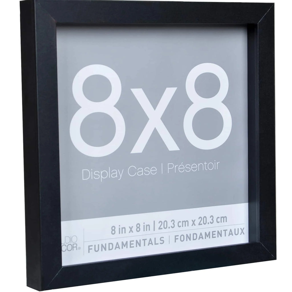 Black 8" x 8" Shadow Boxes K481