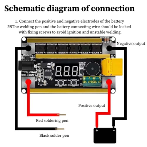 Spot Welder with three working modes for Iron Stainless Steel V172859