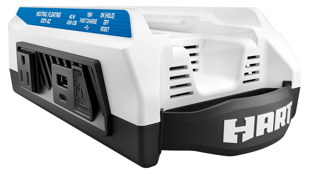 300 Watt Battery Powered Power Source with LED Light and Carry Handle C2187