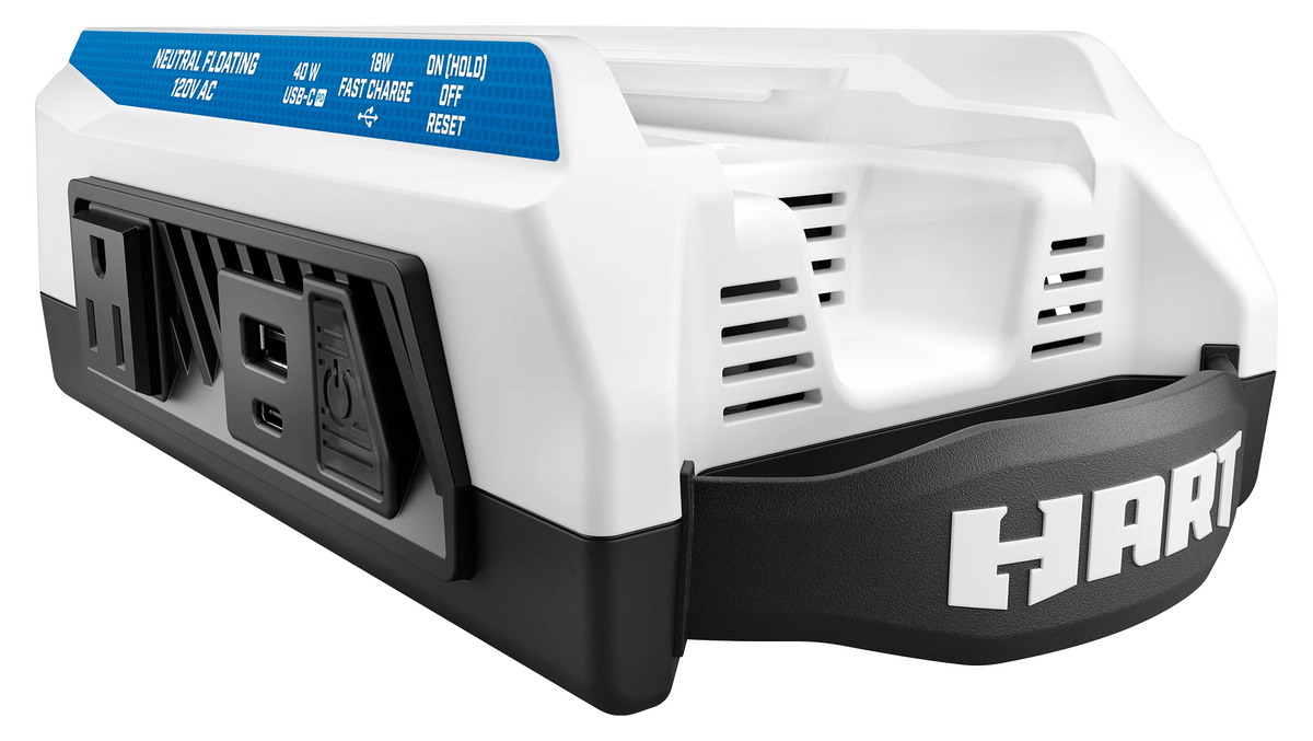 300 Watt Battery Powered Power Source with LED Light and Carry Handle C2187