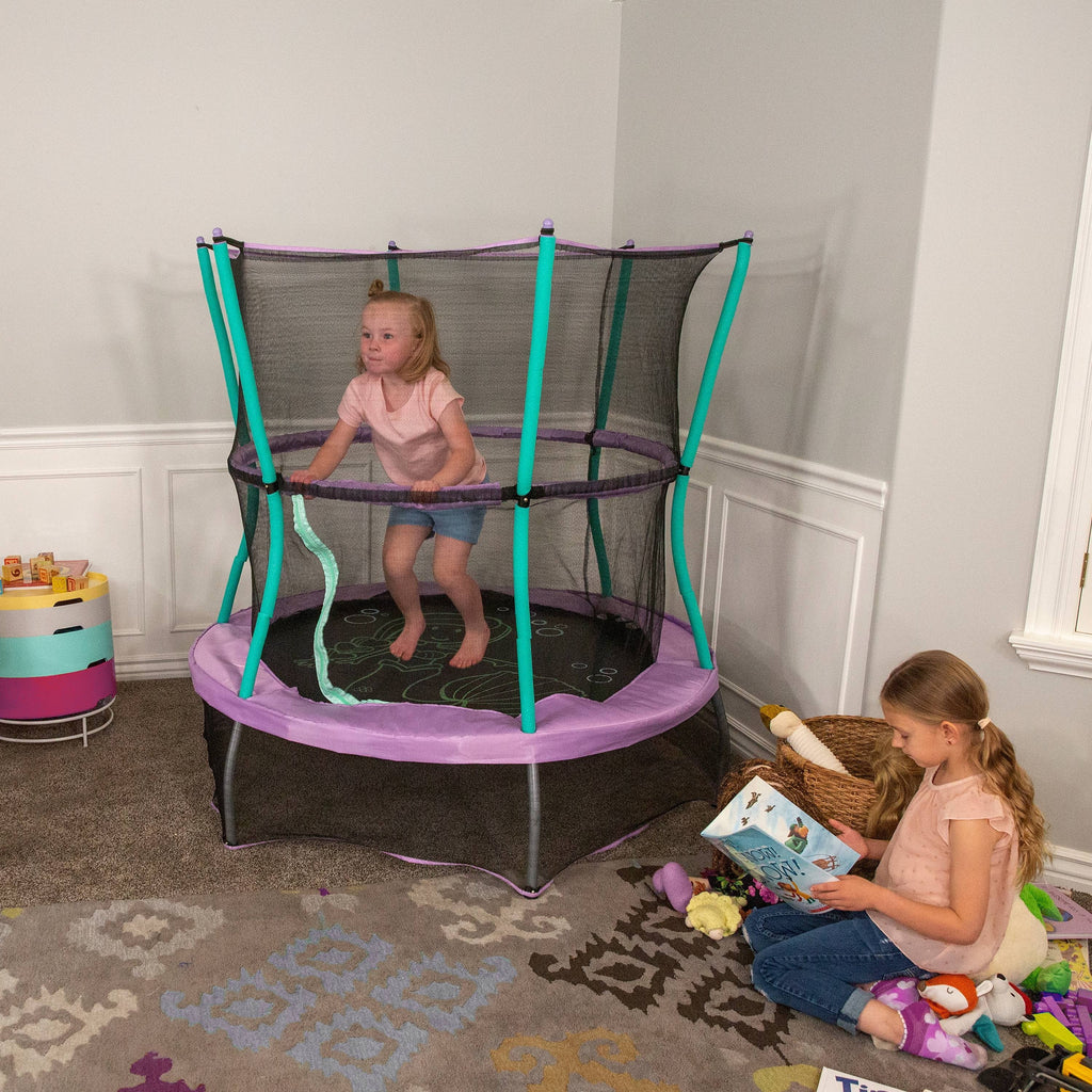 55-Inch Trampoline with Enclosure and Sound S650