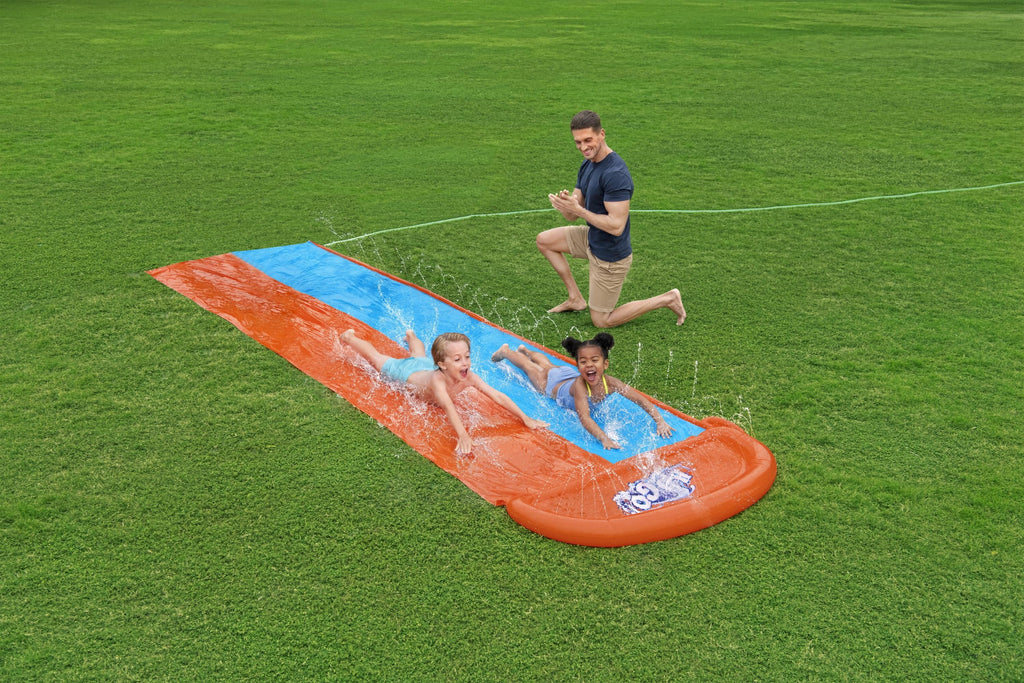 16ft Inflatable Double Lane Water Slide Z73768