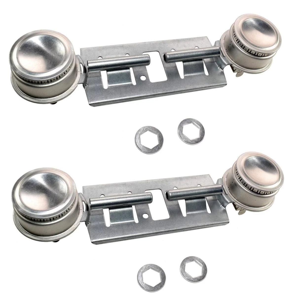 2-Pack Gas Range Double Burner Assembly Kit D6196